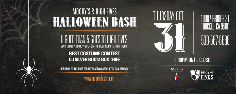 Moody's and High Fives Halloween Bash