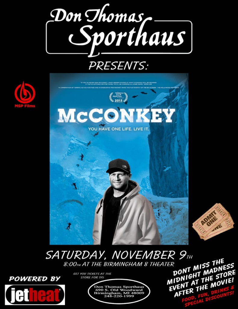 "McConkey the Movie" 11.9.2013 (Birmingham, MI)