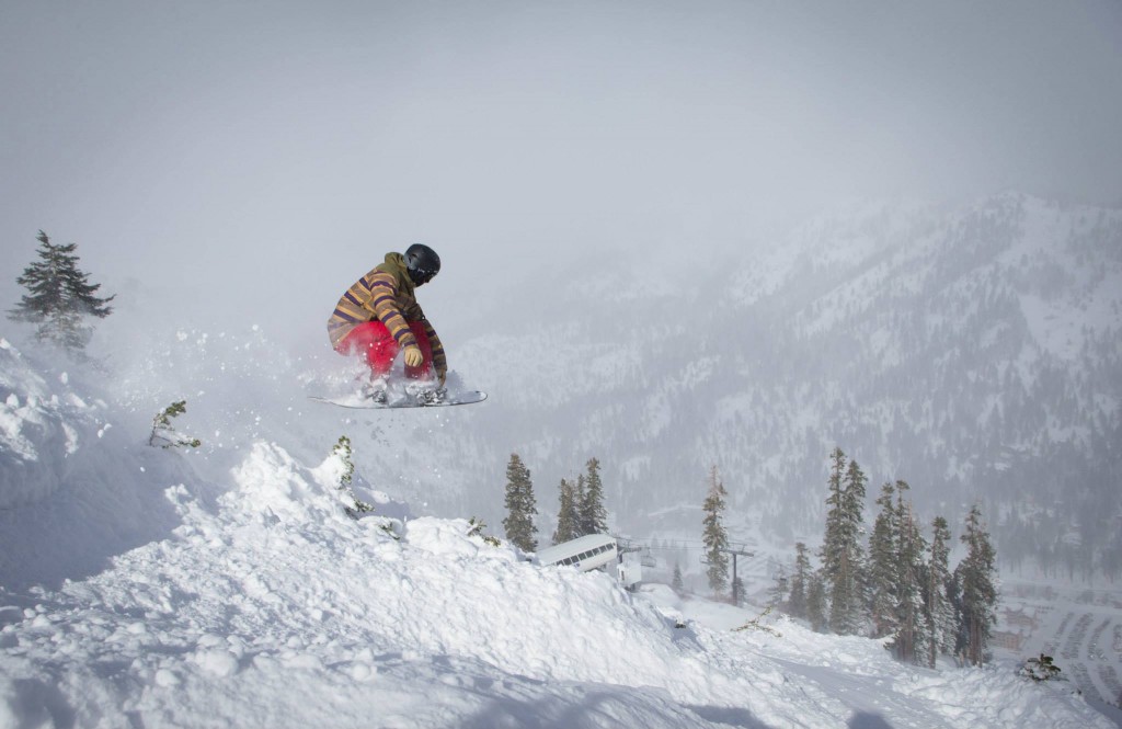 Chris Cloyd at Squaw Valley with New Snow in December