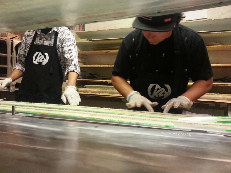 The Construction Process was Awesome at K2 Skis (Photo: High Fives Foundation)