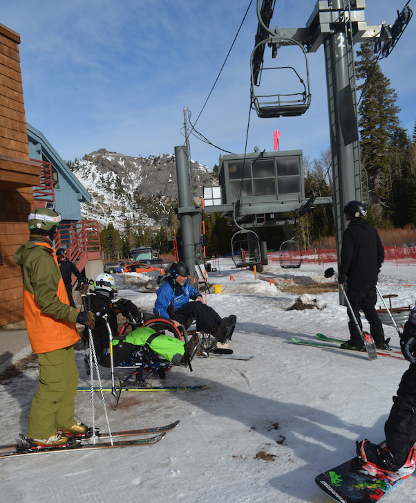 The High Fives Ski Day started off at Disabled Sports Far West in Alpine