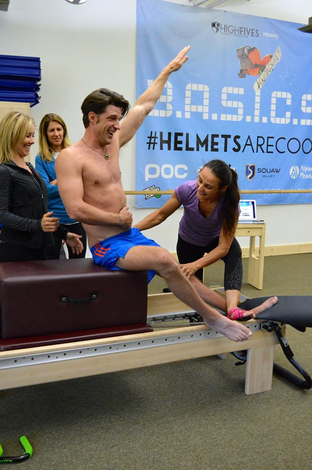 Training in the Neuro Kinesis Pilates Method #HighFivesAthlete Grant Korgan | Photo Courtesy | Korgan