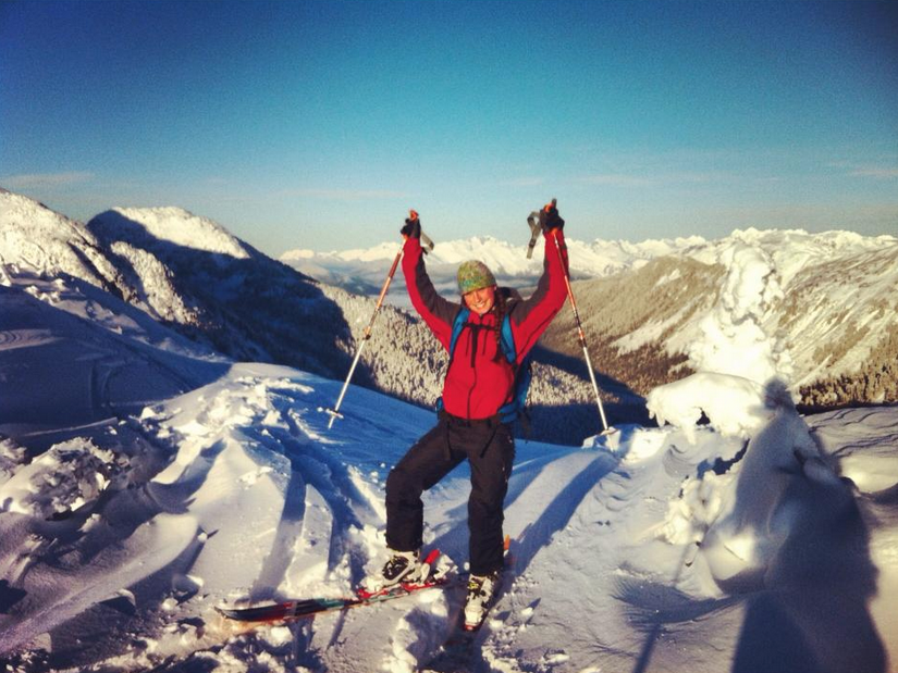On top of the world! Danielle Shannon #HighFivesAthlete | Photo | Shannon