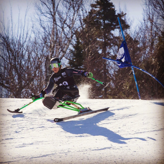 #HighFivesAthlete Kurka on the Mono Ski at US Nationals 2015