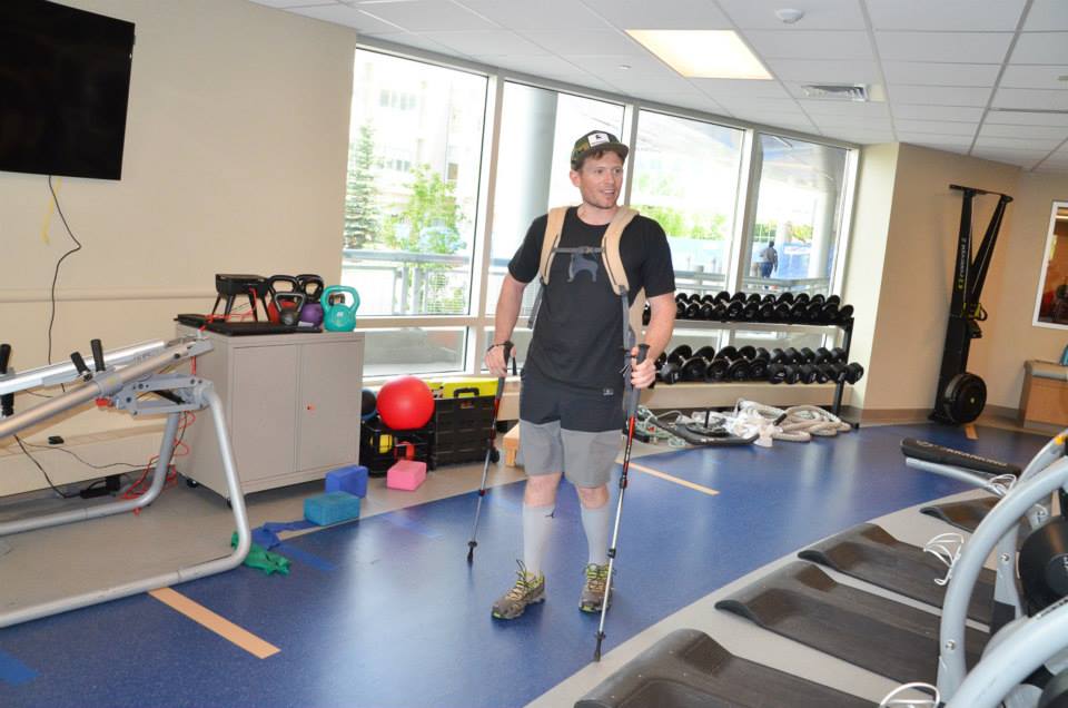 #HighFivesAthlete Jim Harris at Craig Hospital | Photo Courtesy Mary Pat Harris