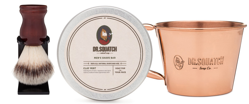 The newest members of the Dr. Squatch family. Save 10% when you buy the whole kit!