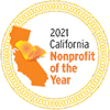 2021 California non-profit of the year badge award
