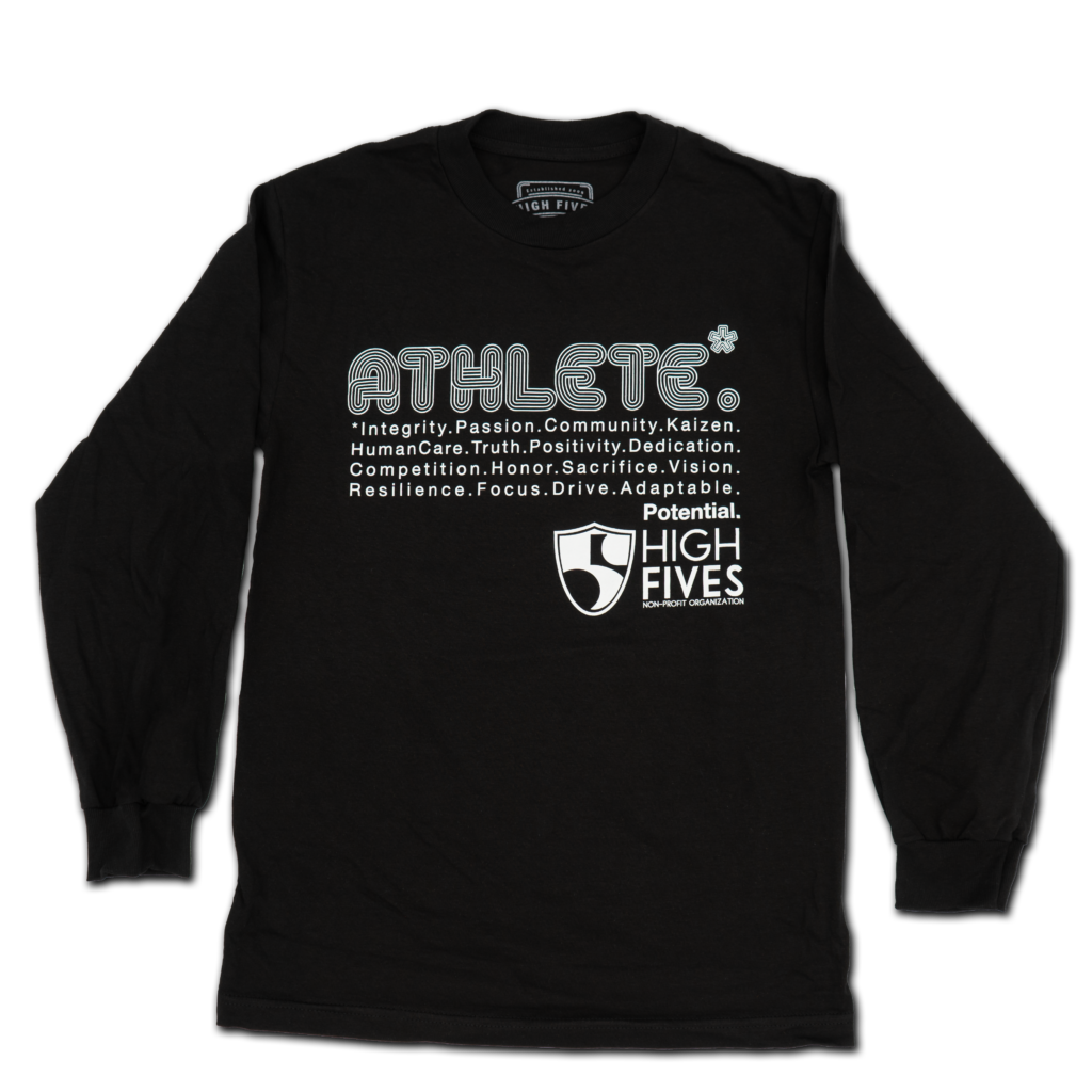 High Fives Long Sleeve Athlete Tee High Fives Foundation