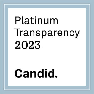 Candid GuideStar Platinum Transparency badge 2023