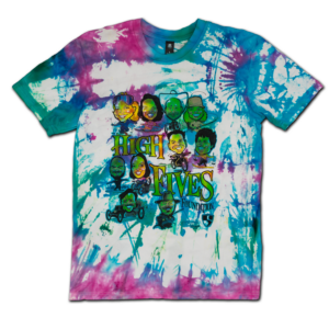 LIMITED High Fives Athlete Caricature Tie Dye Tees