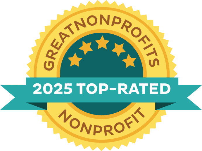 High Fives Non-Profit Foundation Great Nonprofits 2025 Top-Rated Nonprofit Badge